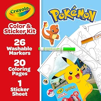 Crayola Pokémon Creative Kit with Stickers by Crayola
