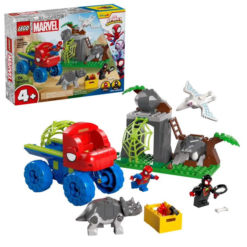 LEGO Team Spidey Dino Crawler Rescue (11199)