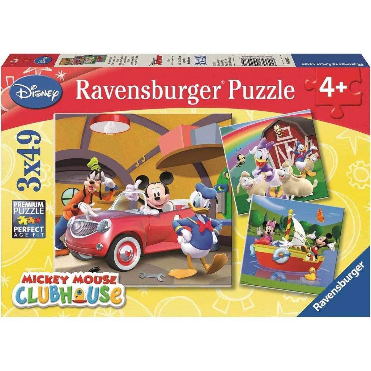 PUZZLE 3X49 PCS MICKEY MOUSE CLUB HOUSE