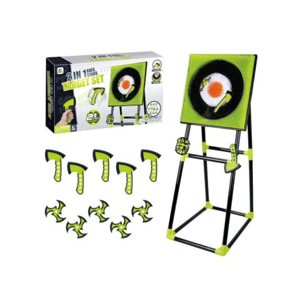 2 IN 1 AXES STARS TARGET SET