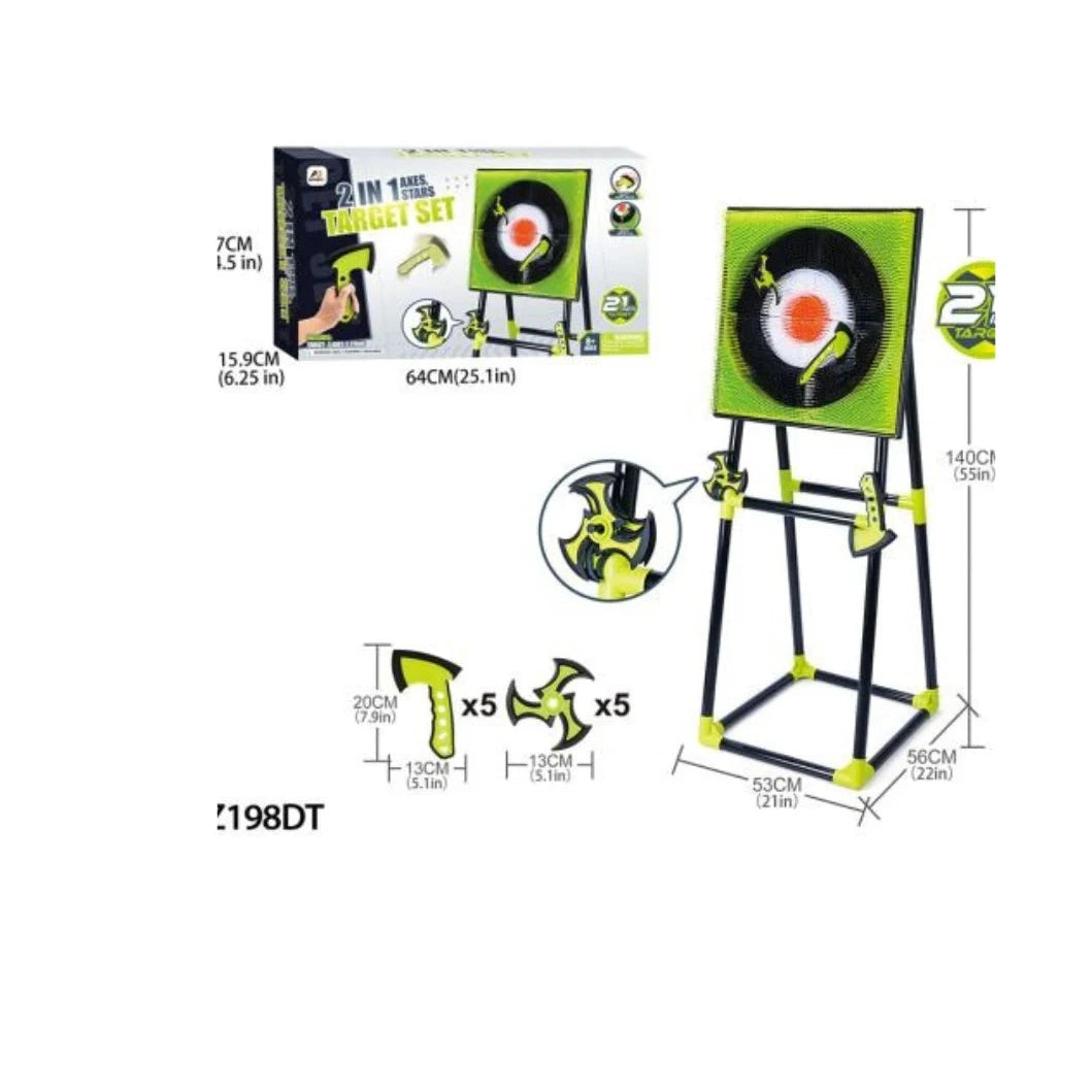 2 IN 1 AXES STARS TARGET SET by AJ Sports