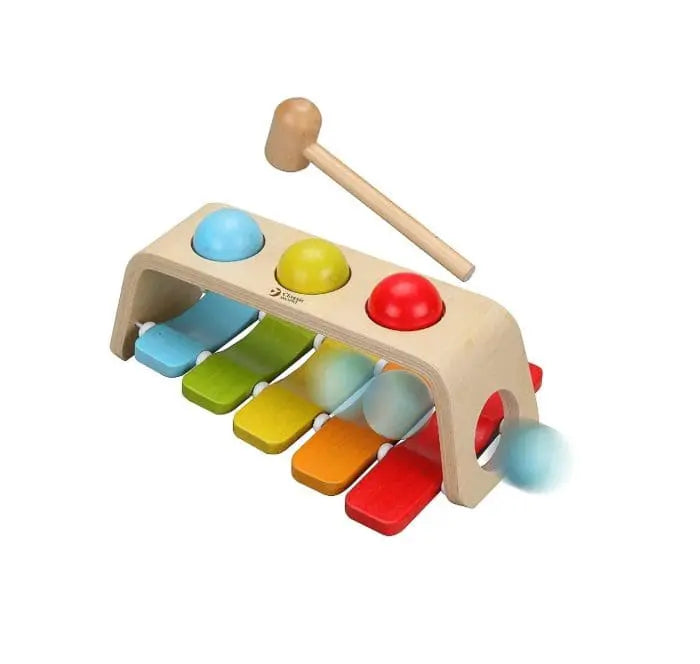 CLASSIC WORLD 2 IN 1 POUND & TAP BENCH