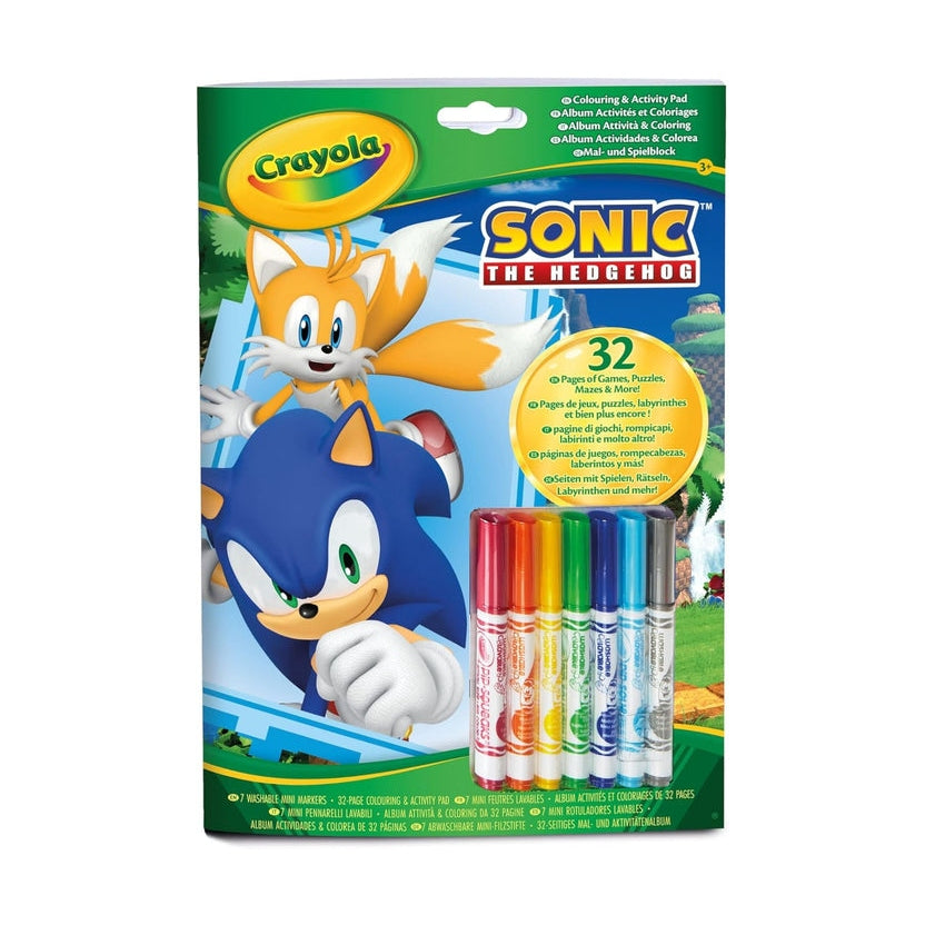 Crayola Sonic Coloring and Activity Book by Crayola