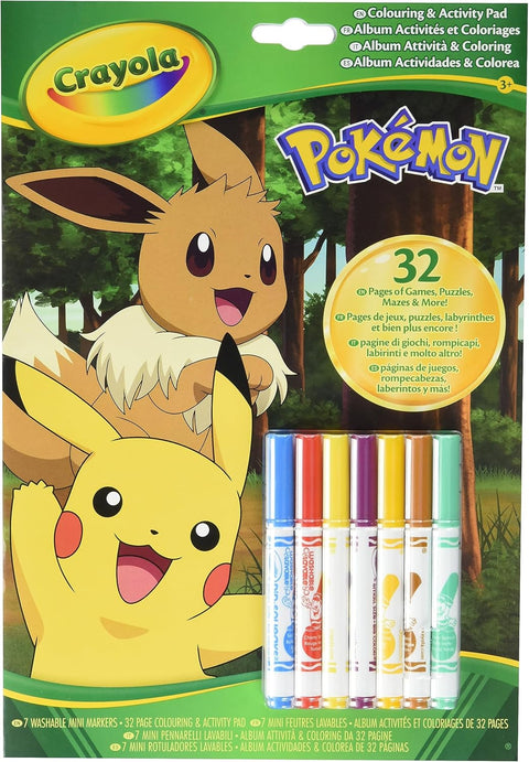 Crayola Pokémon Activity & Coloring Album by Crayola