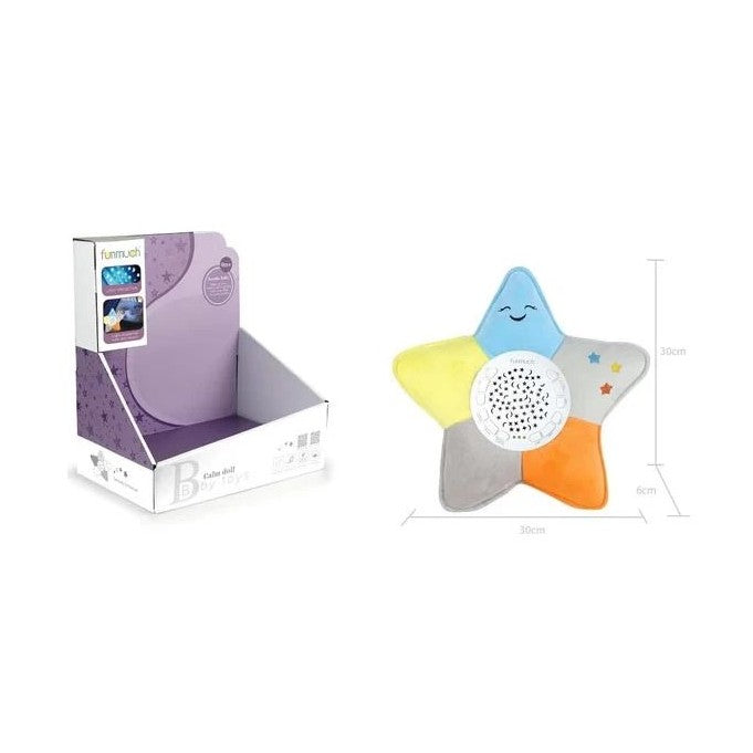 3 In 1 Cuddle Star Projector Toy by Funmunch