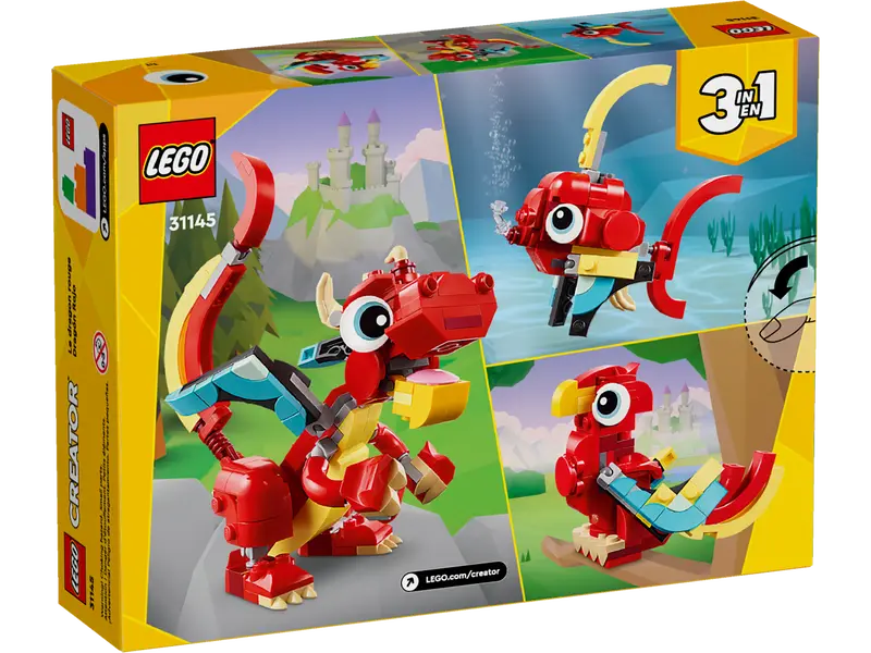 LEGO 3in1 Red Dragon (31145)