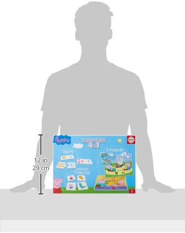 Educa - Peppa Pig SuperPack Multi Games: 4 in 1