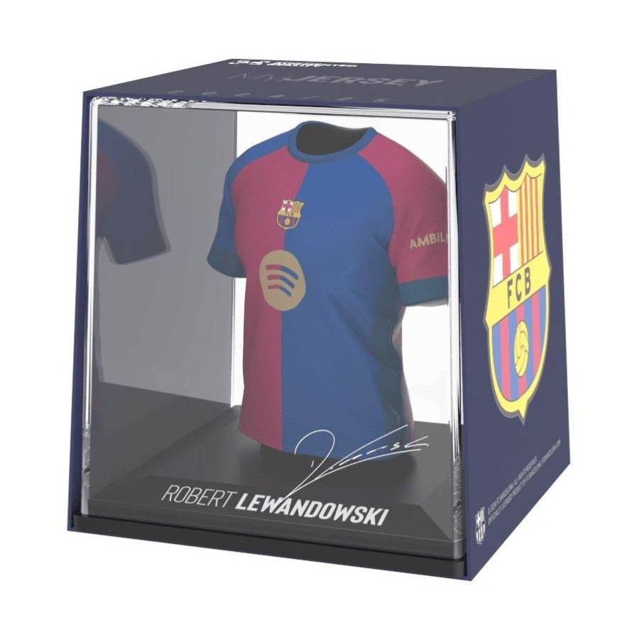 FC Barcelona Lewandowski Mini T-shirt Figurine Banbo Toys by Banbo Toys