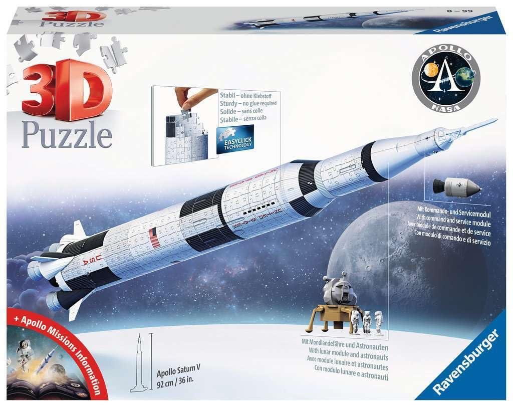 3D Puzzle Apollo Saturn V