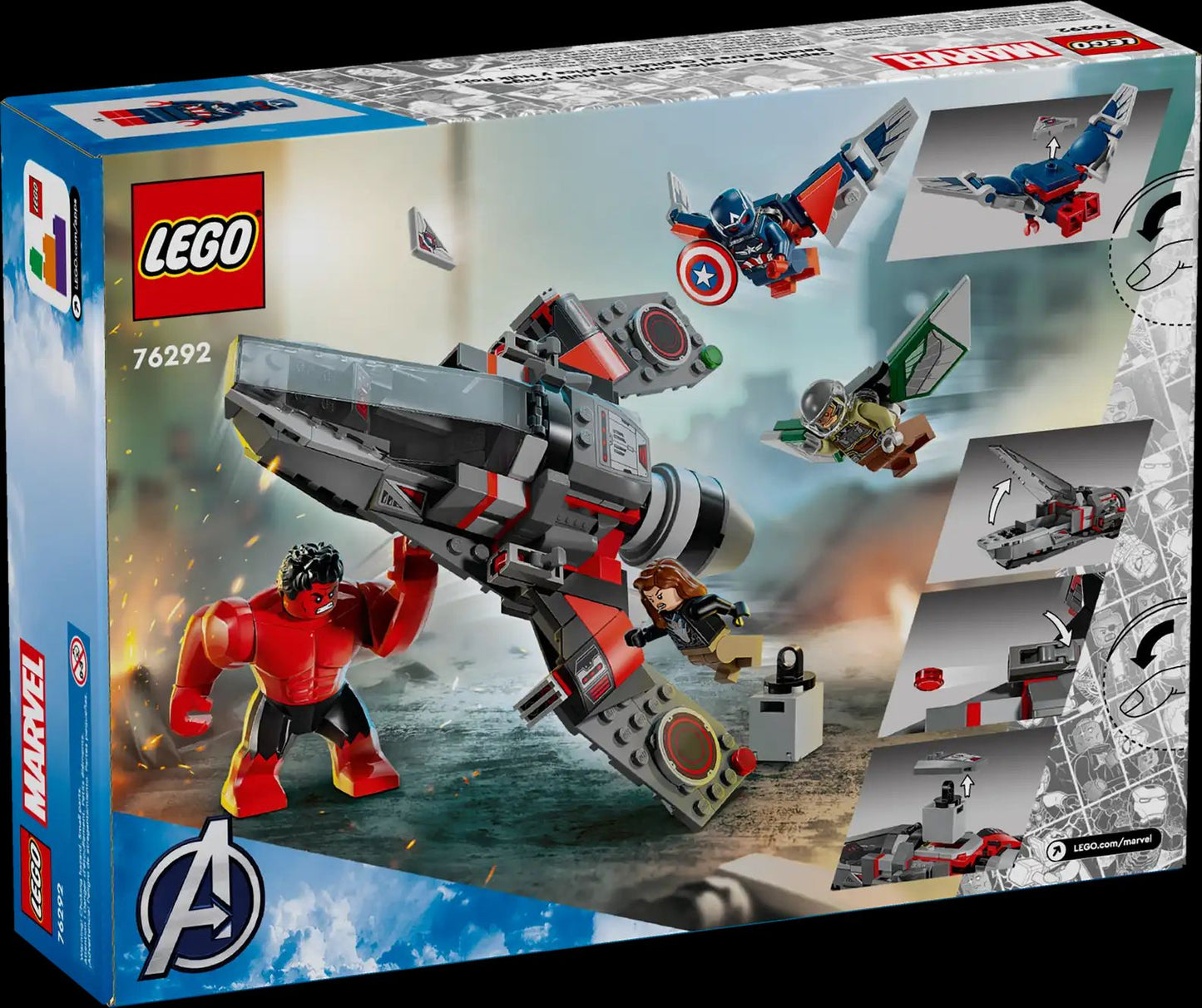 CAPTAIN AMERICA VS RED HULK BATTLE (76292)