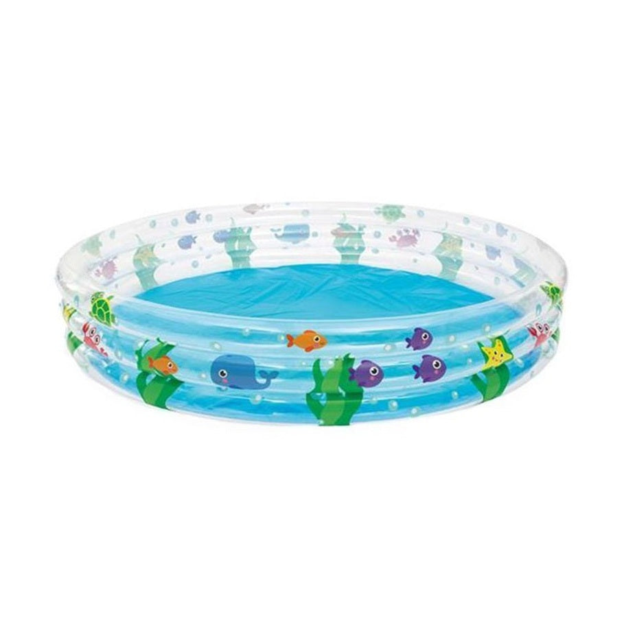 Bestway 5 Ft Round 3 Ring Kiddie Splash Pool by Bestway