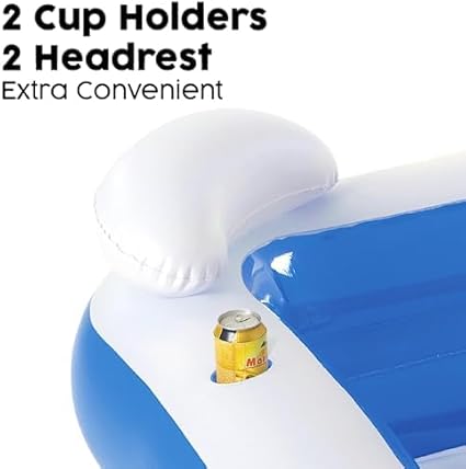 Bestway Family Paddling Pool Inflatable Swimming Pool with Built-in Seats