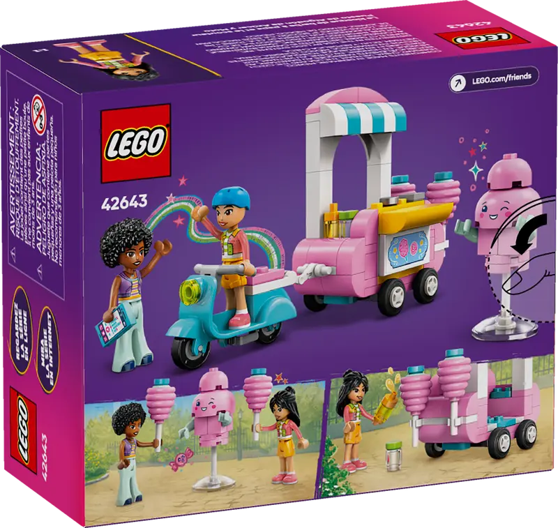 LEGO Friends Cotton Candy Stand and Scooter (42643)
