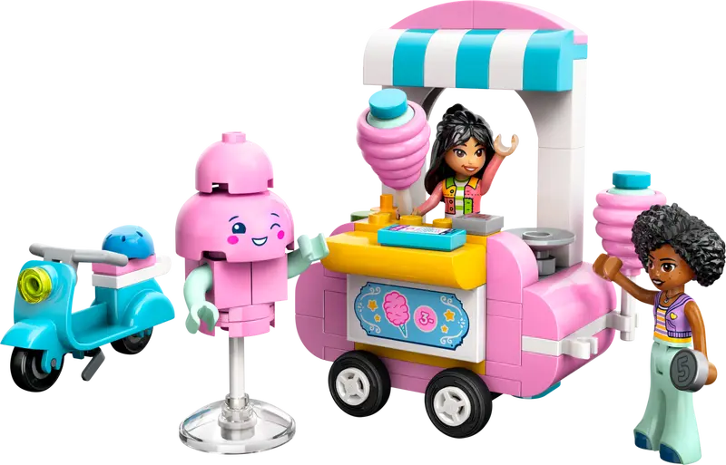 LEGO Friends Cotton Candy Stand and Scooter (42643)