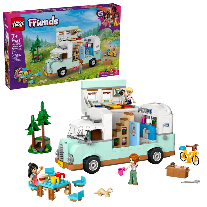 LEGO Friends Friendship Camper Van Adventure (42663)