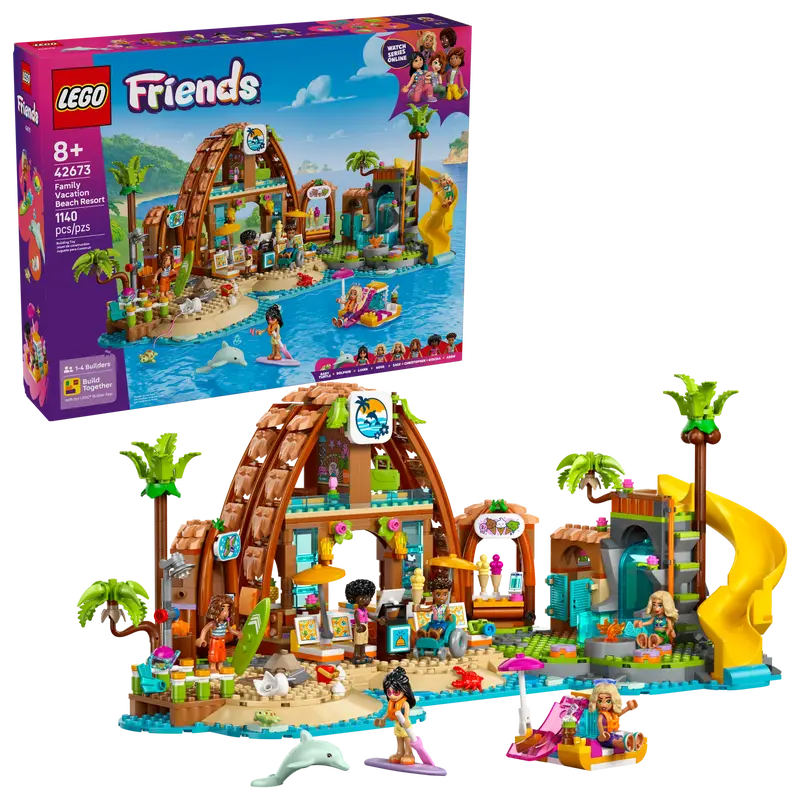 LEGO FRIENDS FAMILY VACATION BEACH RESORT (42673)