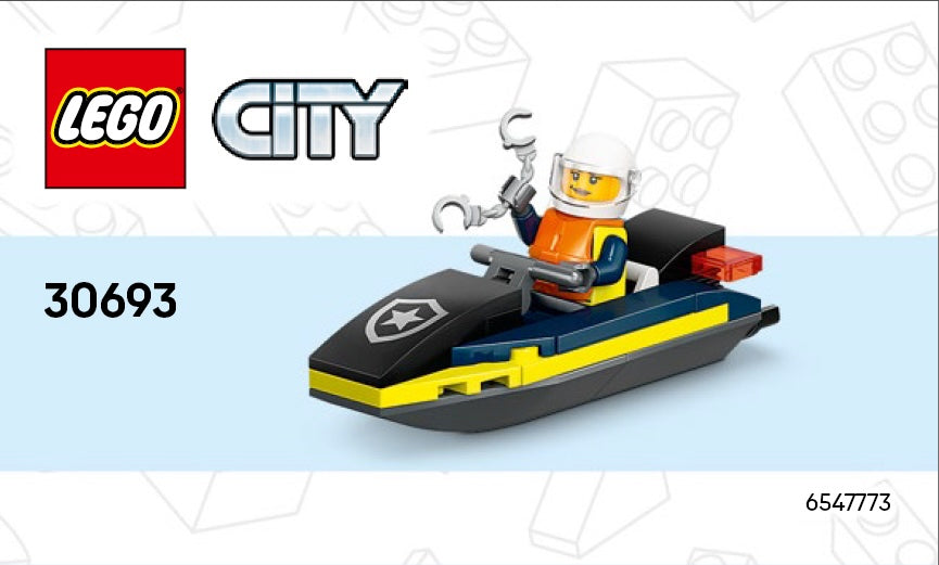 LEGO City Police Jet Ski (30693) by Your Sports Performance