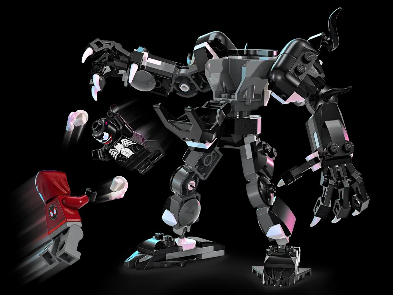 Marvel Venom Mech Armor vs. Miles Morales (76276)