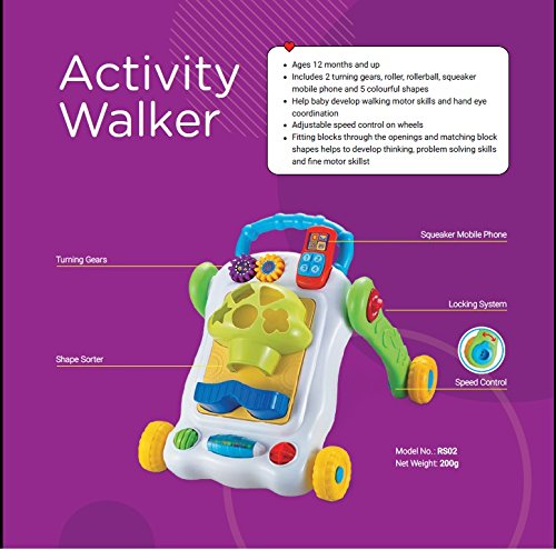 INFUNBEBE ACTIVITY SHAPE SORTER WALKER