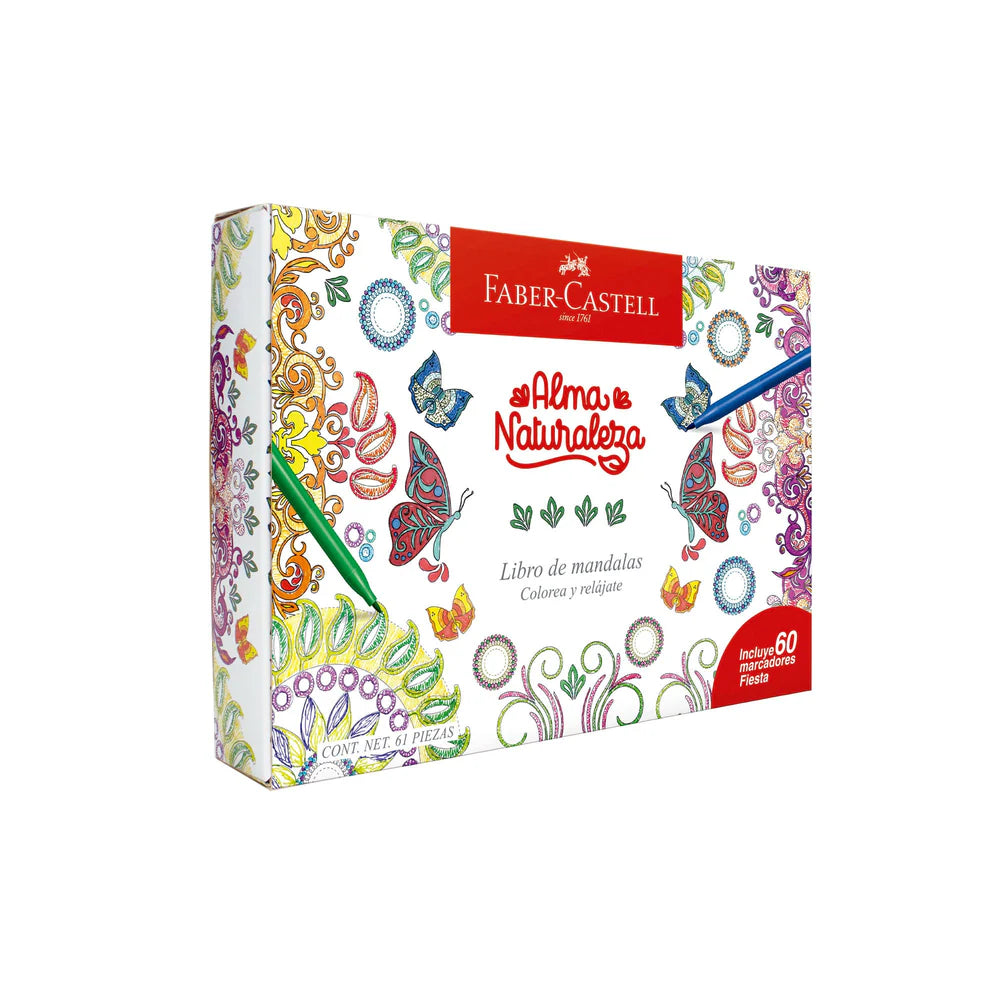 FABER CASTELL ALMA NATURALEZA MANDALA SET