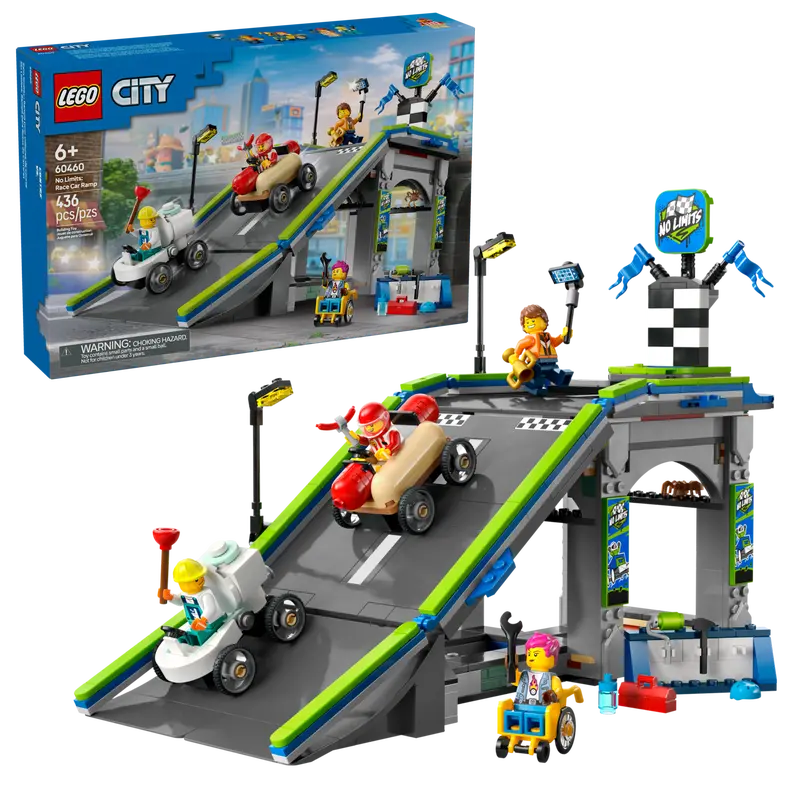 LEGO City No Limits: Race Car Ramp Track (60460)