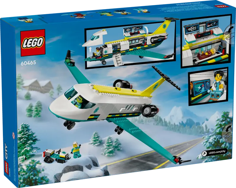 LEGO EMERGENCY AIR AMBULANCE AIRPLANE (60465)
