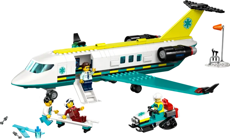 LEGO EMERGENCY AIR AMBULANCE AIRPLANE (60465)
