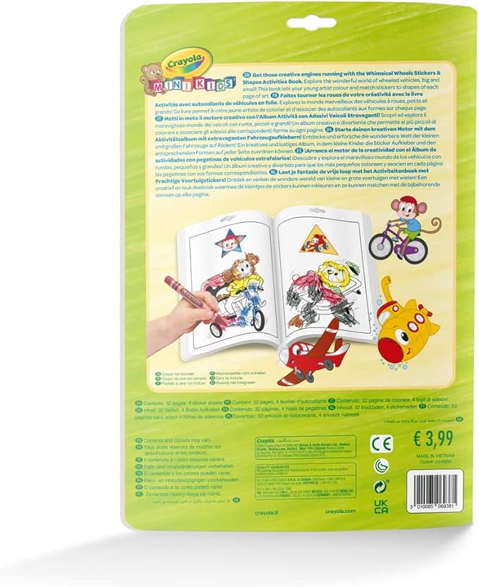 Crayola Mini Kids, Sticker and Shape