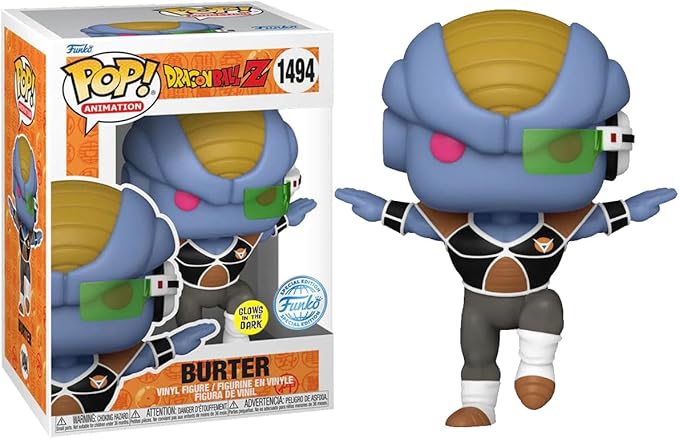 Funko Pop! Dragon Ball Z Burter Glow-in-The-Dark Vinyl Figure (1494)