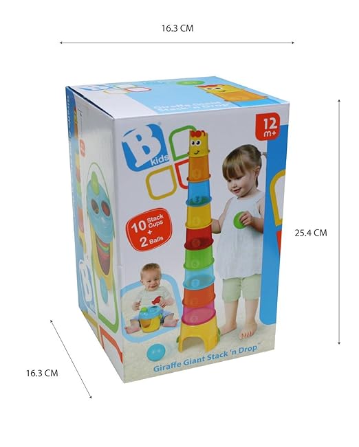 B-kids - Giraffe Giant Stack N Drop