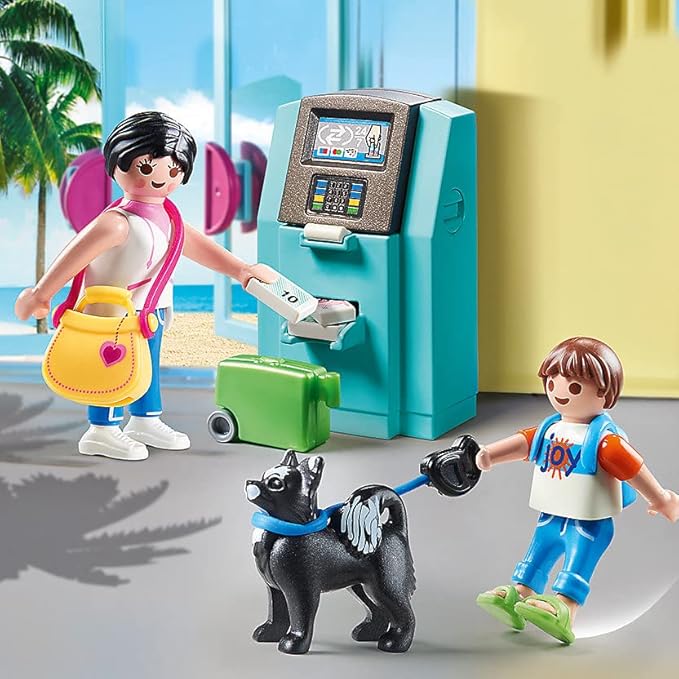 Playmobil Tourists with ATM (70439)
