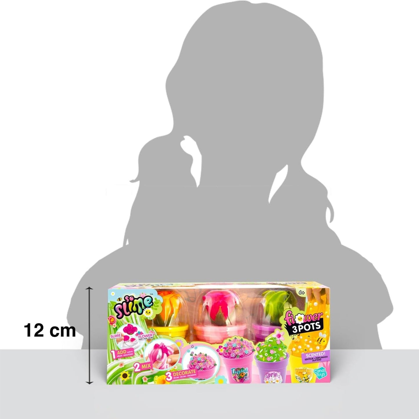 Canal Toys So Slime Flower 3 Pots by Canal Toys