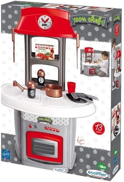 Ecoiffier Chef Italian Kitchen 13 Accessories