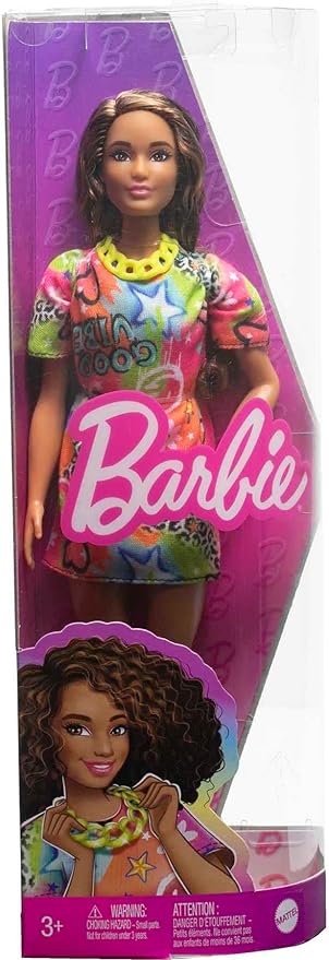 Barbie Fashionistas Doll , Athletic Body with Curly Brunette Hair