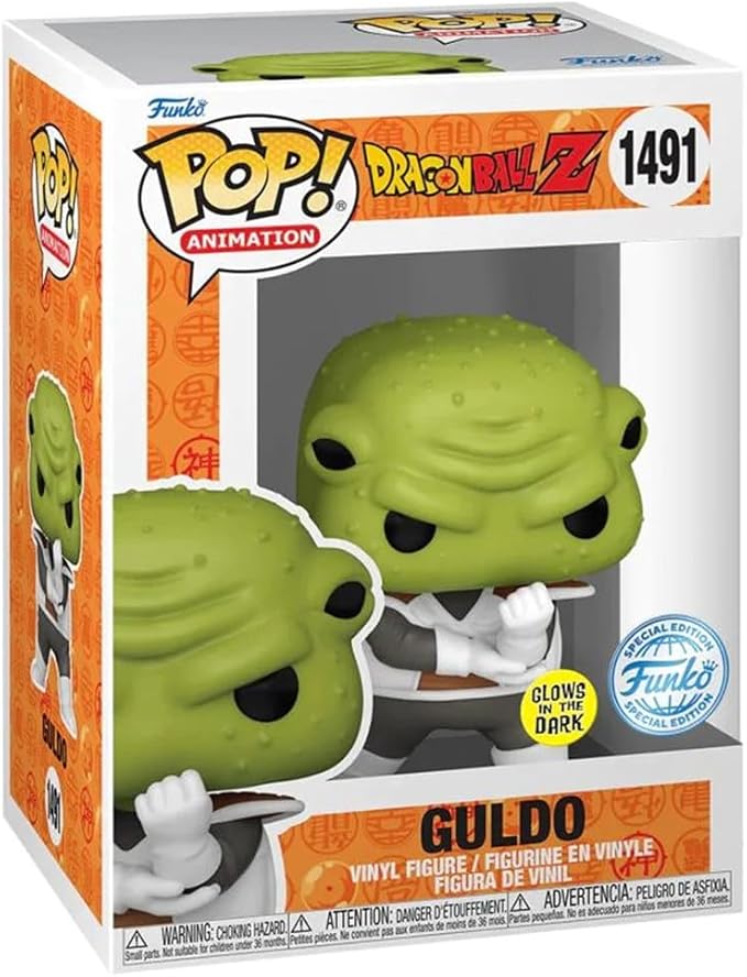 Funko Pop! Dragon Ball Z Guldo Glow-in-The-Dark Vinyl Figure (1491)