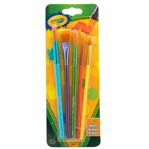 Crayola Assorted Paintbrushes, Set of 5 by Crayola