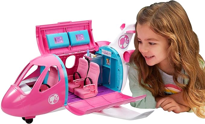 Barbie Toy Airplane Playset, Dreamplane with 15+ Doll-Sized Accessories