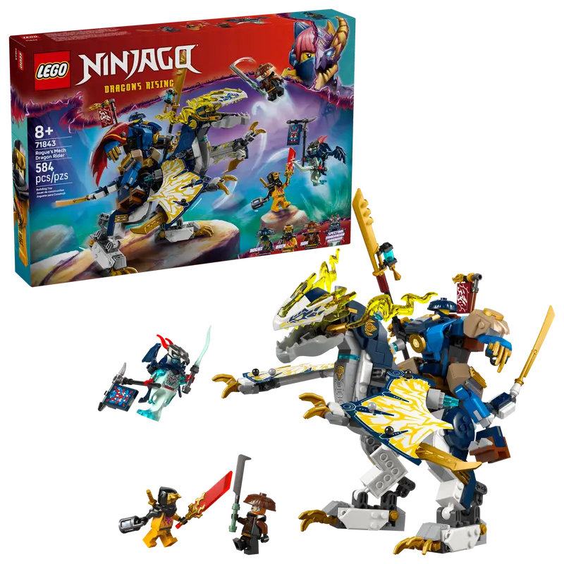 LEGO NINJAGO Rogue’s Mech Dragon Rider (71843)