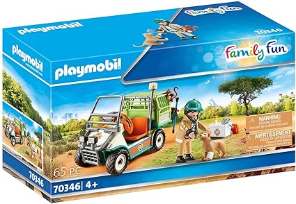 Playmobil Family Fun Zoo Vet with Medical Cart (70346)