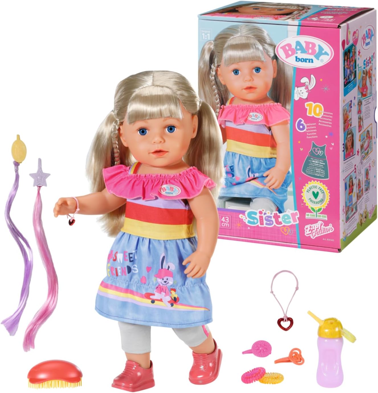 ZAPF CREATION – BABY BORN – SISTER – 43CM