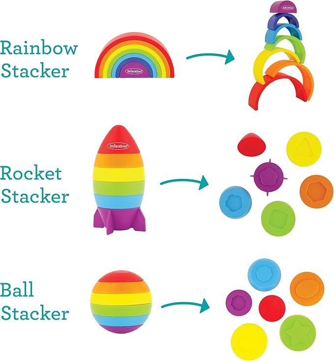 INFANTINO IMAGINATION STACKERS PLAYSET
