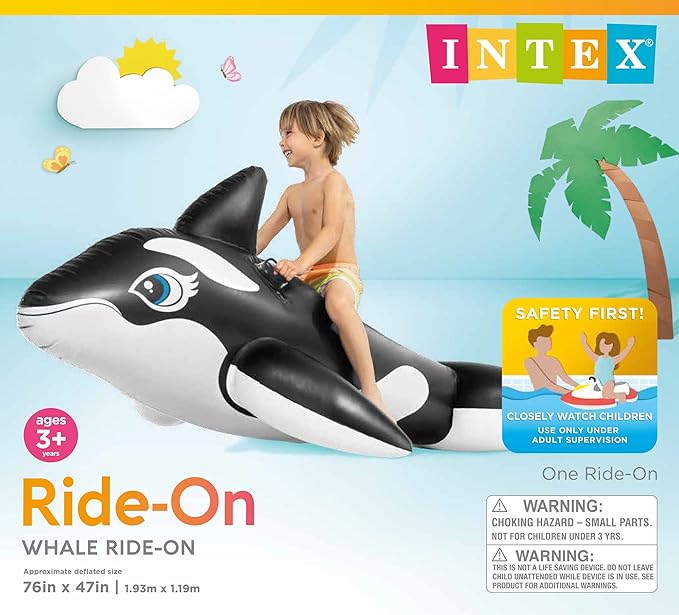 INTEX WHALE RIDE ON