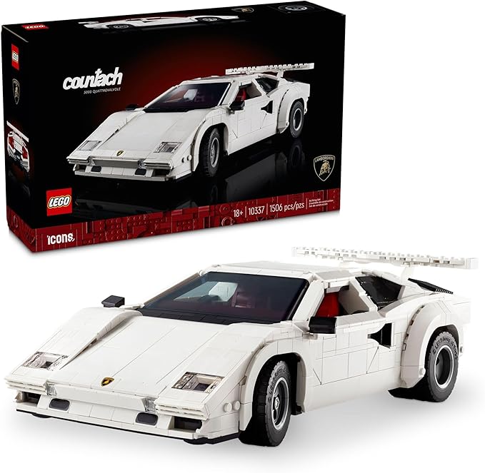 LEGO Icons Lamborghini Countach 5000 Quattrovalvole (10337)