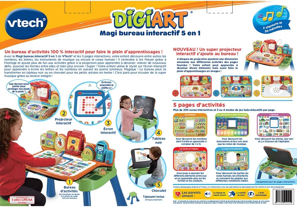 VTech - Magi Bureau Interactif 5 en 1