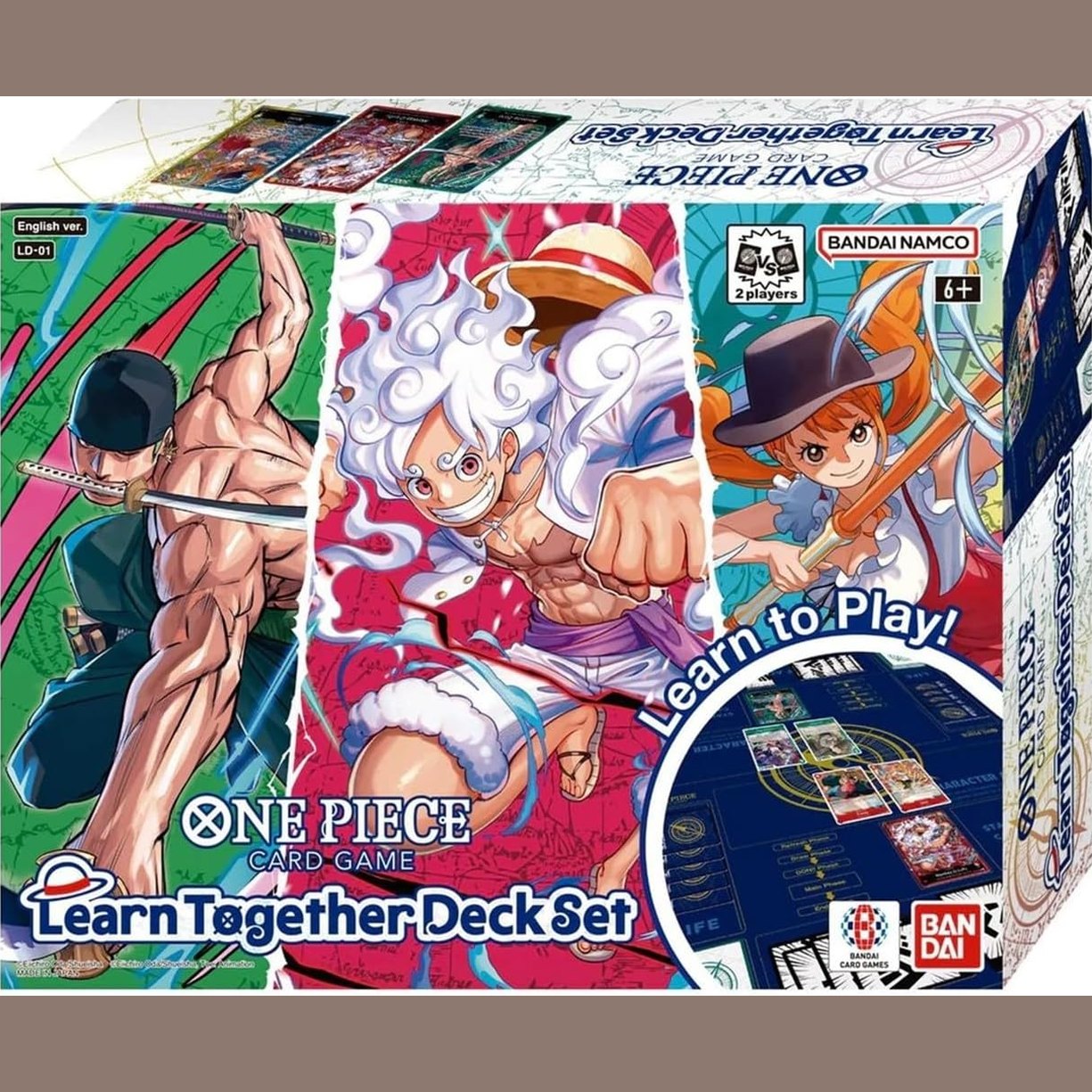 Bandai One Piece TCG: Learn Together Deck Set LT-01 by Bandai Namco