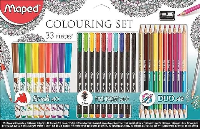 Maped 33 Pieces Colouring Set