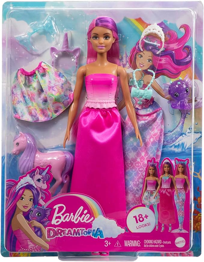 Barbie Dreamtopia Doll with Clothes & Accessories