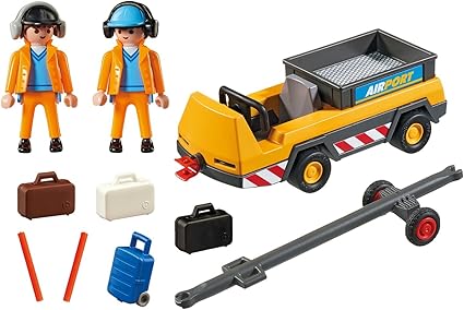 Playmobil City Action Aircraft Tug with Ground Crew (5396)