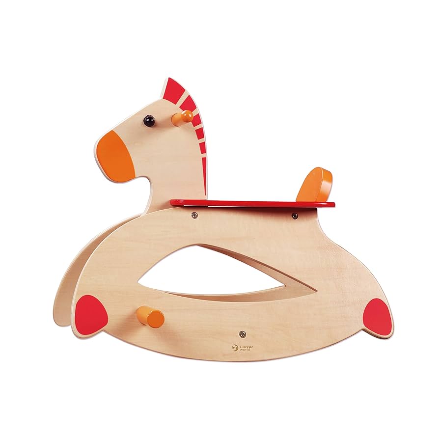 CLASSIC WORLD RED ROCKING HORSE