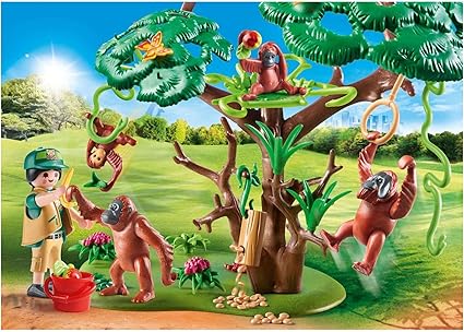 Playmobil Family Fun Orangutans with Tree (70345)